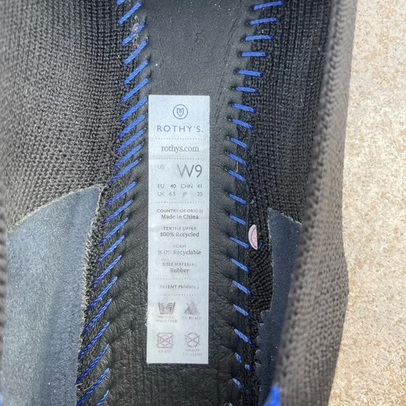 Rothy’s The Flat Round Toe Flats Black - Picture 11 of 12